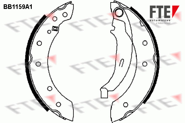 FTE Fékpofa 9100031_FTE