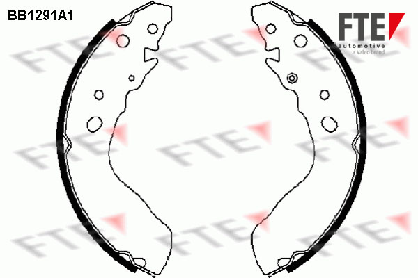 FTE 9100063_FTE Fékpofa