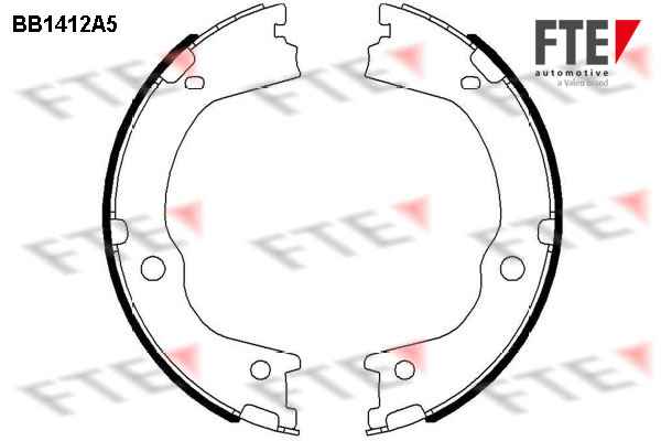 FTE Fékpofa 9100145_FTE