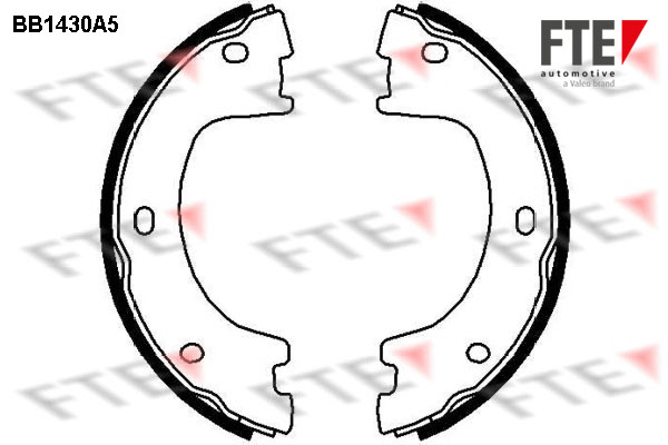 FTE Fékpofa 9100157_FTE