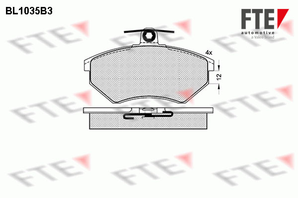 FTE Fékbetét, mind 9010016_FTE