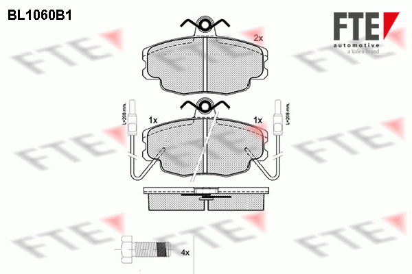 FTE Fékbetét, mind 9010021_FTE