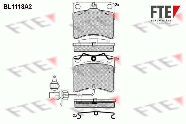 FTE Fékbetét, mind 9010032_FTE