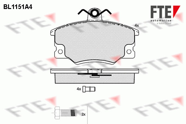 FTE Fékbetét, mind 9010042_FTE