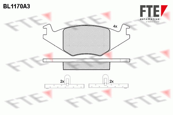 FTE Fékbetét, mind 9010048_FTE