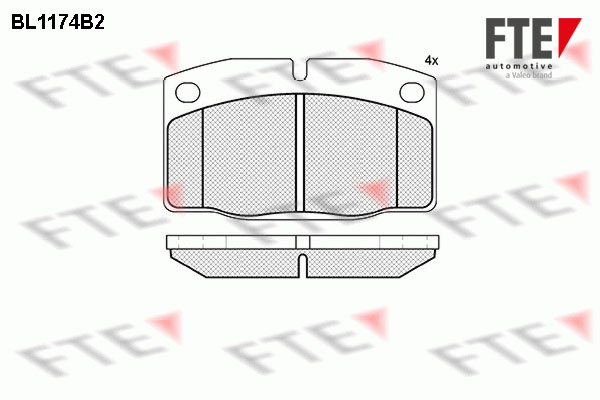 FTE Fékbetét, mind 9010049_FTE