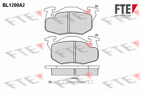 FTE Fékbetét, mind 9010057_FTE