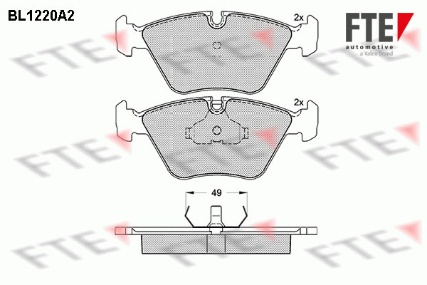 FTE Fékbetét, mind 9010066_FTE