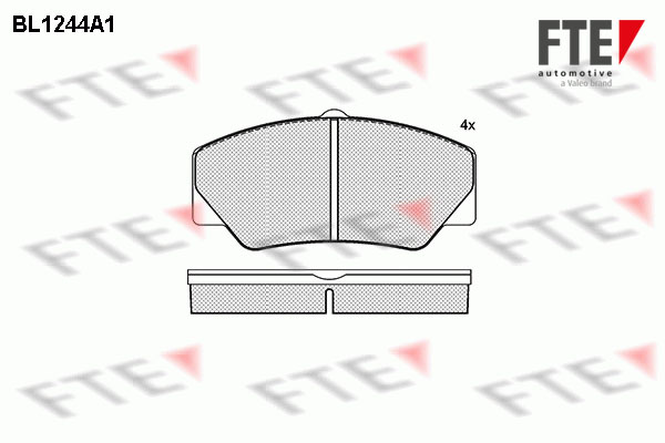 FTE Fékbetét, mind 9010070_FTE