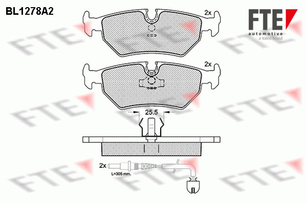 FTE Fékbetét, mind 9010087_FTE