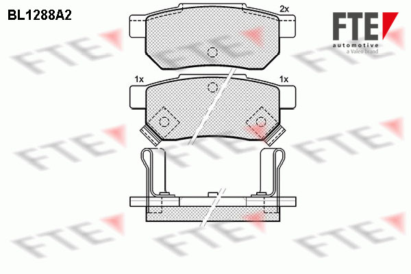 FTE Fékbetét, mind 9010093_FTE