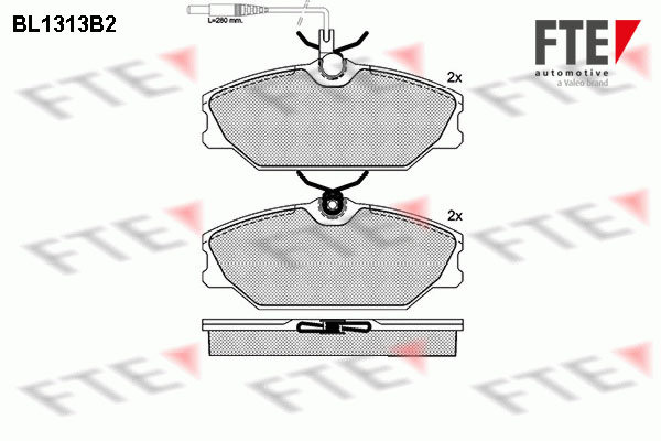 FTE Fékbetét, mind 9010102_FTE