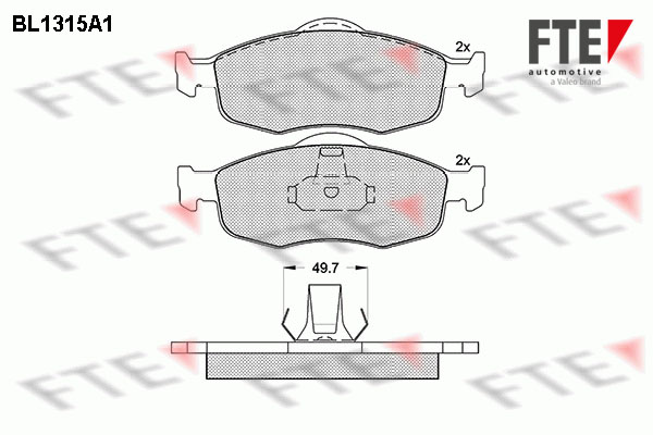 FTE Fékbetét, mind 9010103_FTE