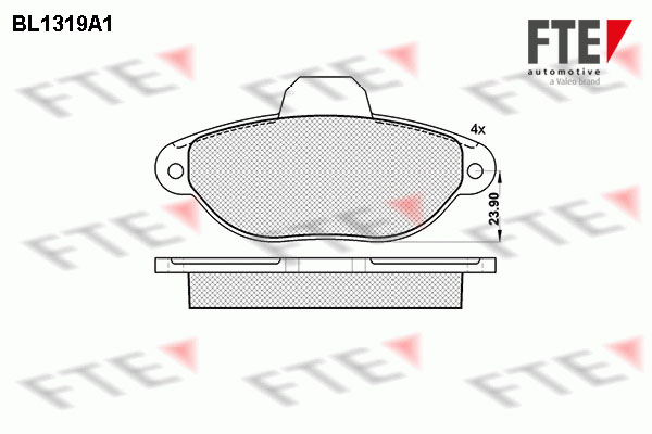 FTE Fékbetét, mind 9010106_FTE