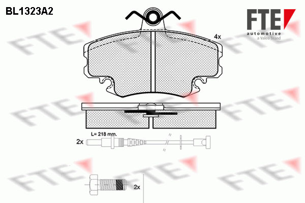 FTE Fékbetét, mind 9010110_FTE