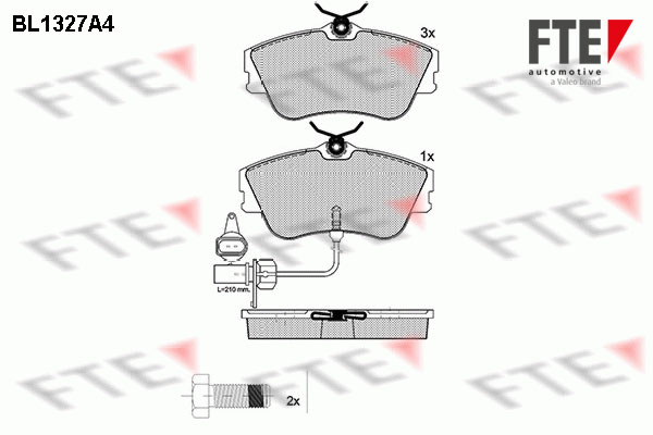 FTE Fékbetét, mind 9010117_FTE