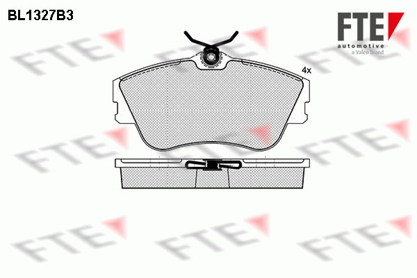 FTE Fékbetét, mind 9010118_FTE