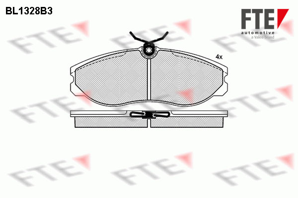 FTE Fékbetét, mind 9010121_FTE