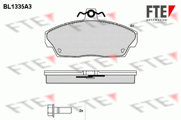 FTE Fékbetét, mind 9010123_FTE