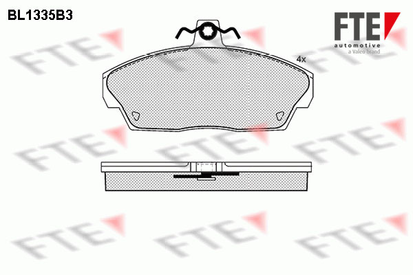 FTE Fékbetét, mind 9010125_FTE