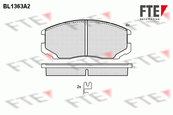 FTE Fékbetét, mind 9010141_FTE