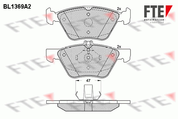 FTE Fékbetét, mind 9010147_FTE