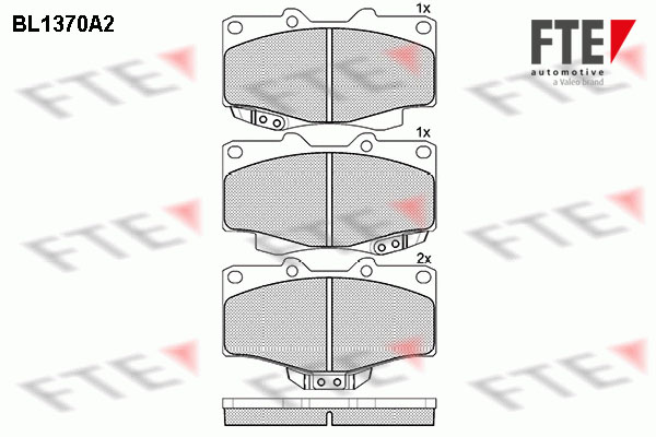 FTE Fékbetét, mind 9010148_FTE