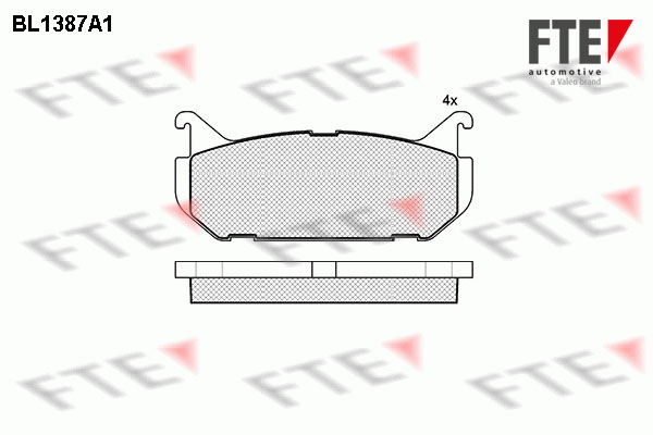 FTE Fékbetét, mind 9010159_FTE