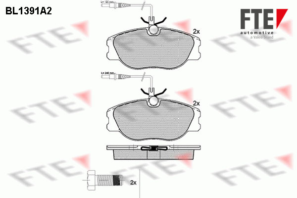 FTE Fékbetét, mind 9010165_FTE