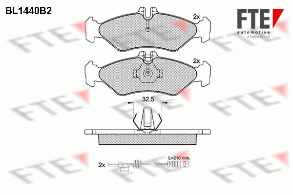 FTE Fékbetét, mind 9010191_FTE