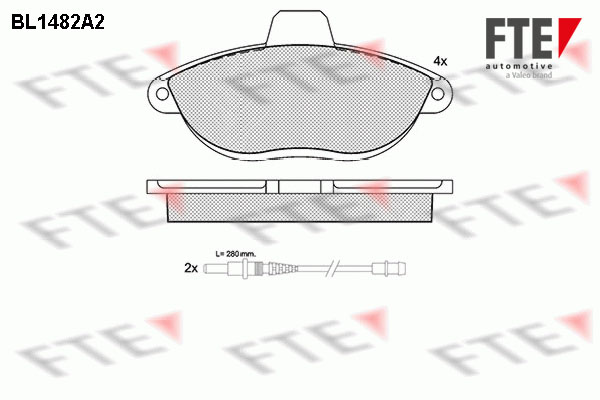 FTE Fékbetét, mind 9010211_FTE