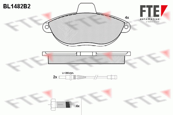 FTE Fékbetét, mind 9010212_FTE