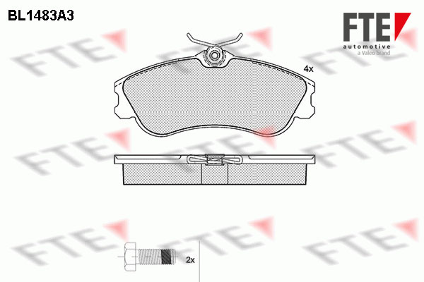 FTE Fékbetét, mind 9010213_FTE