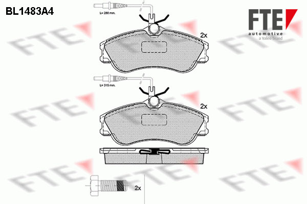 FTE Fékbetét, mind 9010214_FTE