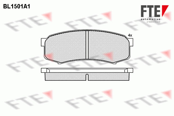 FTE Fékbetét, mind 9010225_FTE