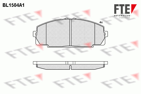 FTE Fékbetét, mind 9010226_FTE