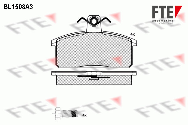 FTE Fékbetét, mind 9010228_FTE