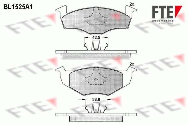 FTE Fékbetét, mind 9010232_FTE