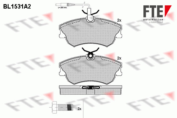 FTE Fékbetét, mind 9010236_FTE