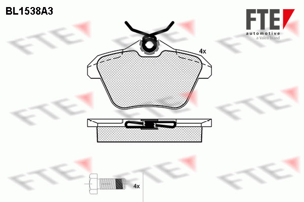 FTE Fékbetét, mind 9010237_FTE