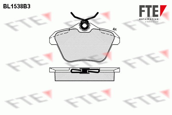 FTE Fékbetét, mind 9010238_FTE