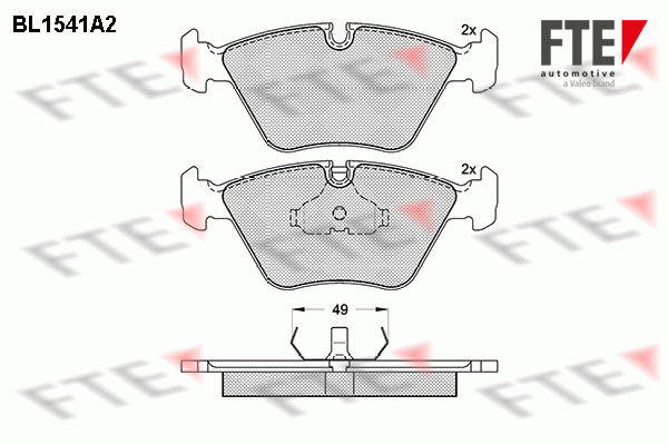 FTE Fékbetét, mind 9010239_FTE