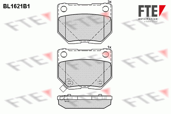 FTE Fékbetét, mind 9010254_FTE