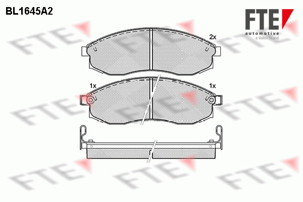 FTE Fékbetét, mind 9010266_FTE