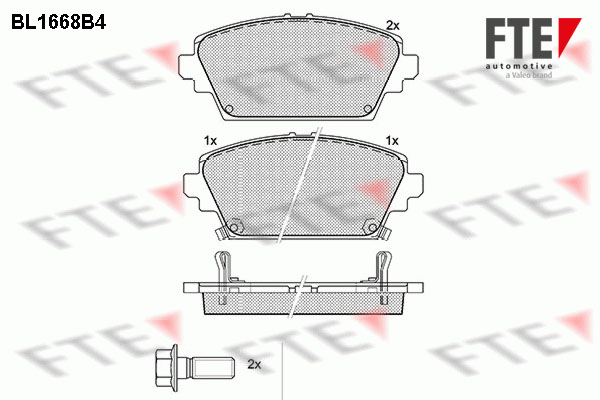 FTE Fékbetét, mind 9010282_FTE