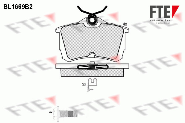 FTE Fékbetét, mind 9010284_FTE