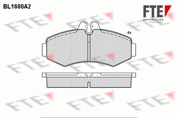 FTE Fékbetét, mind 9010290_FTE