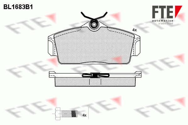 FTE Fékbetét, mind 9010294_FTE