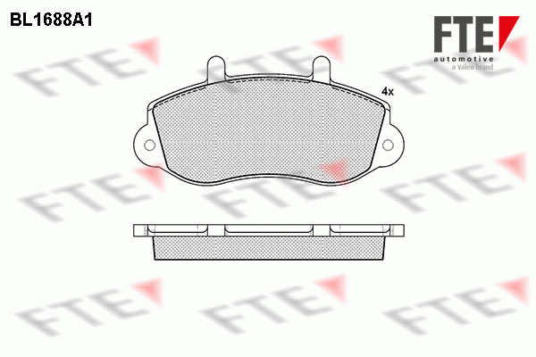 FTE Fékbetét, mind 9010300_FTE