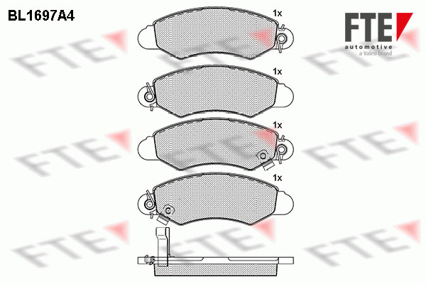 FTE Fékbetét, mind 9010307_FTE